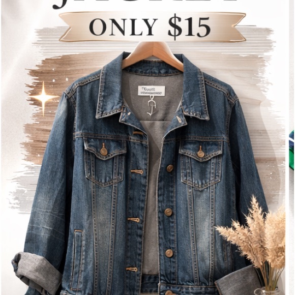 Old Navy Jackets & Blazers - Old Navy Dark Blue Denim Jacket